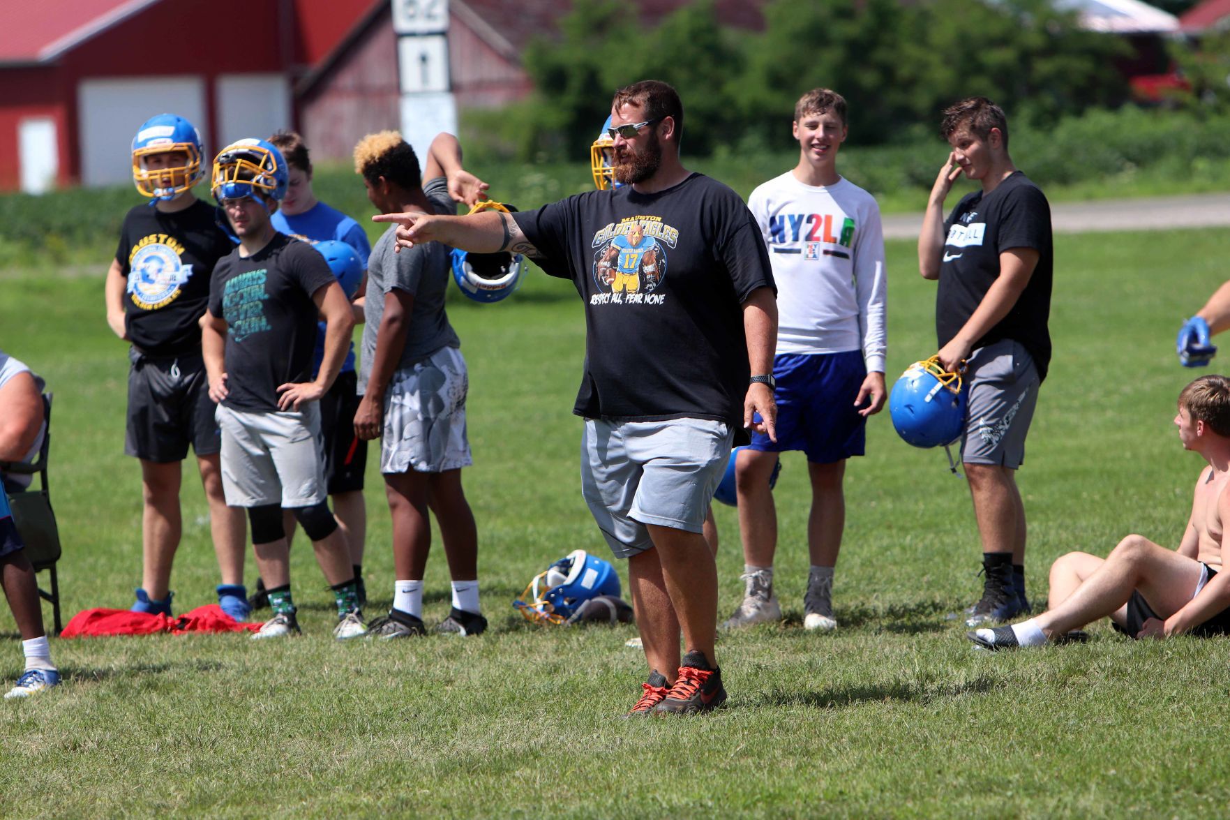 Mauston Football Practice